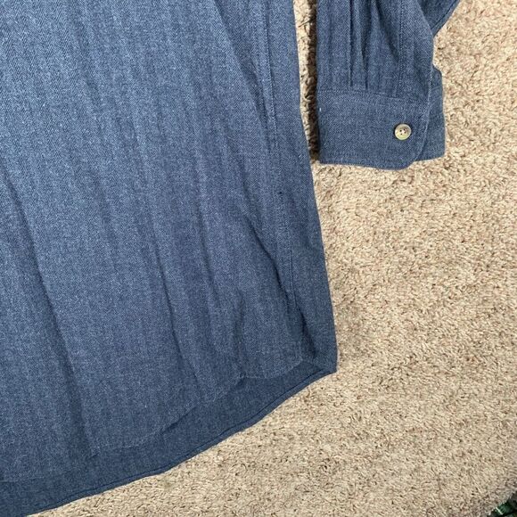 LL Bean Flannel 2XL Tall Heavy Cotton Button Down‎ Shirt Outdoor Chore - Picture 4 of 9